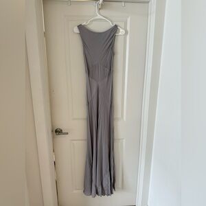 Sophisticated GHOST London Silver Evening Gown